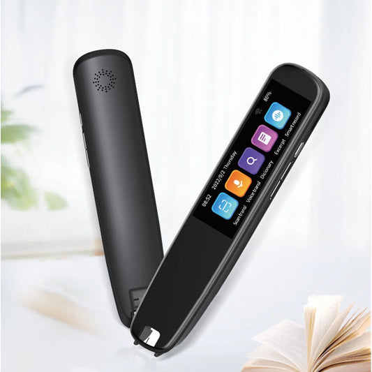 Transform Your Reading Experience with the Smart Translation Scanning Pen - The Ultimate Bluetooth & WiFi Text-to-Speech Reader for Dyslexia, Featuring 131 Language Translation for Students, Travelers, and Professionals